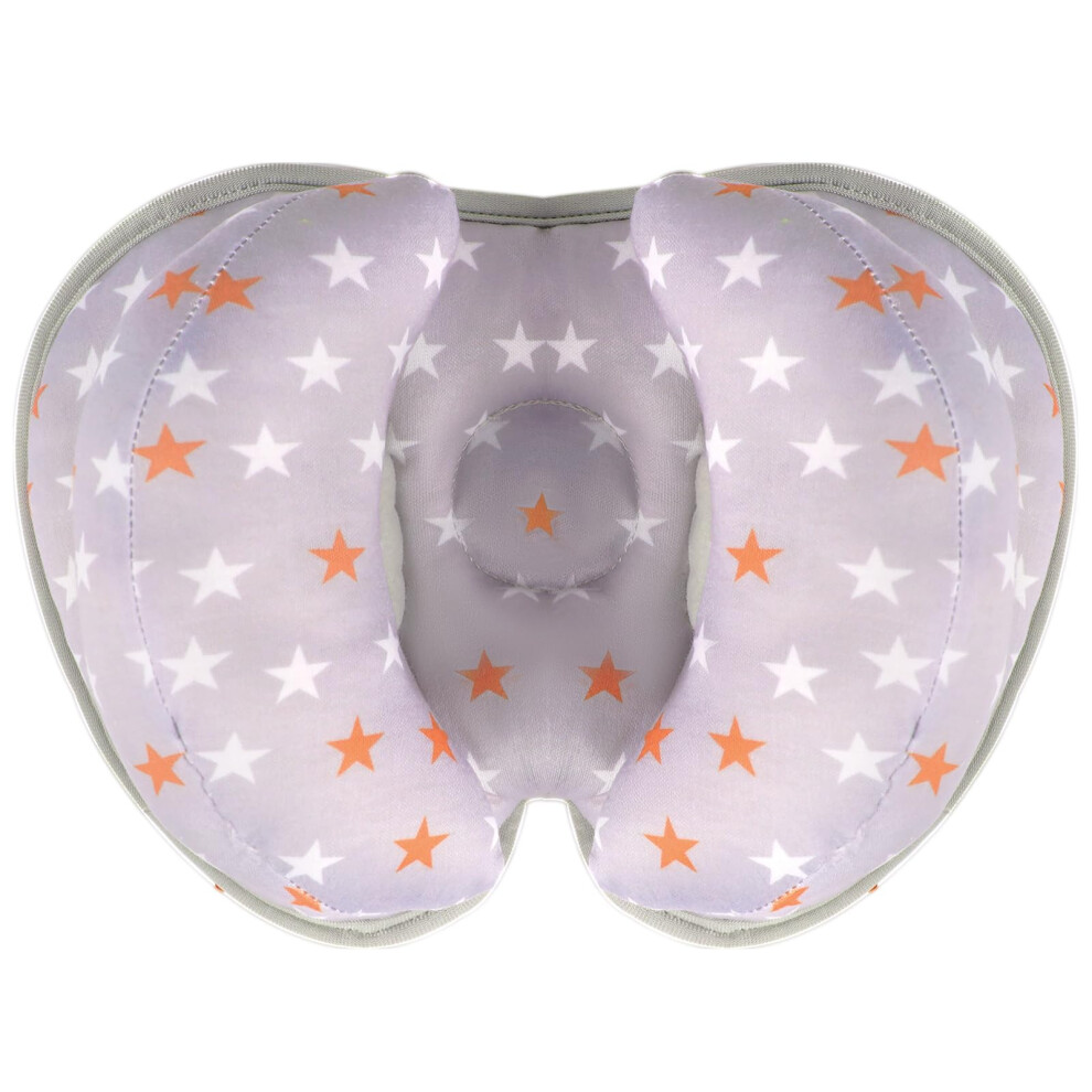 Baby Head Neck Support Pillow, 2 In 1 Banana Neck Pillow For Baby, Baby Travel Pillow For Stroller Neck Support For Newborn, Adjustable Baby Kakiblin