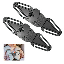 Car Seat Anti Escape Clip ? 2 Pack Safety Lock Chest Strap for Kids Baby Toddler ? Child Proof Harness Security Belt Clip Universal Fit ? Prevent