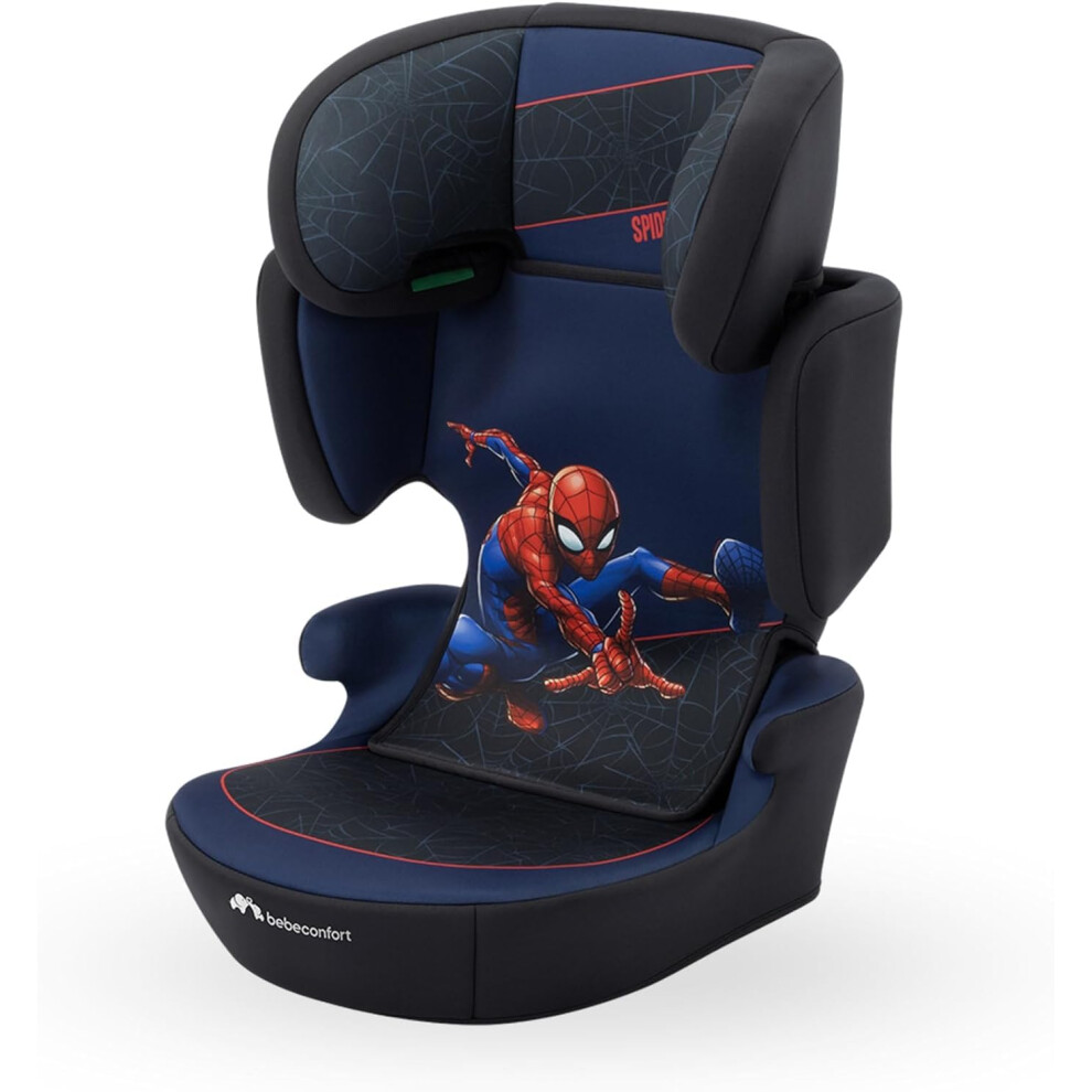 Bebeconfort Marvel Roadsafe I-Size, Backrest Booster Car Seat, 3.5-12 Years (100-150Cm), Marvel Spiderman Car Seat, Foldable & Lightweight, Seat Belt Bébéconfort