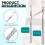 2 PCS Wire Pulling Grip Mesh Cable Pulls Metal Cable Puller Socks Wire Pulling Tools Wire Grip Flexible Snap 1