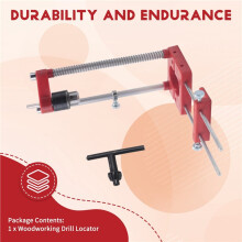 Auto Drill Guide Woodworking Drill Locator Precise Hole Drill Punch Positioner Auto- Drill Template Guide Tool