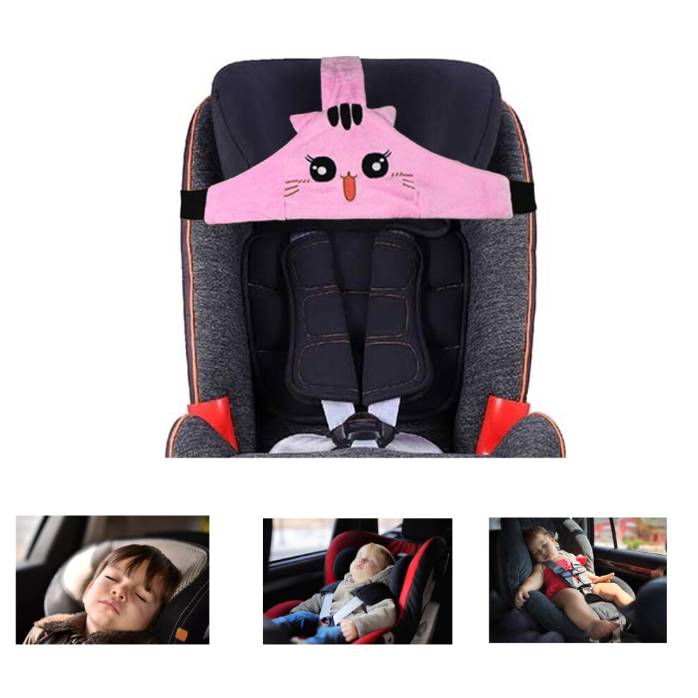 Baby Carseat Head Support, Safe Carseat Headrest Band, Head Strap For Car Seat Sleep Positioner Fixed Belt Car Seat Neck Protection Belt For Dakexiong