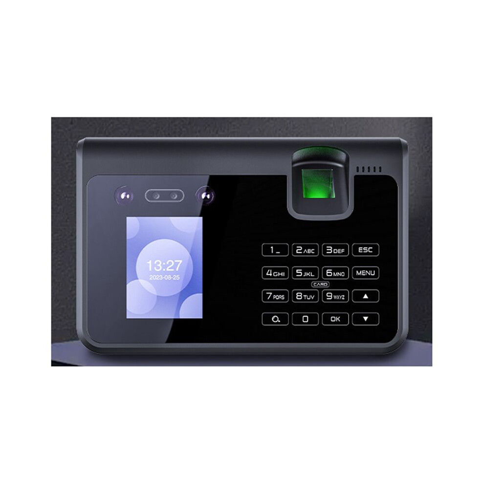 Biometric Facial Recognition Attendance Machine Palmprint Clock In Vein Fingerprint Check-In Eu Plug 4713332029774