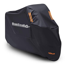 Waterproof Motorcycle Cover, XXL Motorbike Cover Scratch-resistant 210D Oxford Fabric with Lock Holes, Fits up to 104" Motors for Honda, Yamaha,