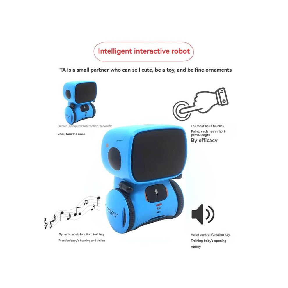 Intelligent Robot - Multilingual Interactive Educational Toy With Voice & Touch Control In English 4712825686258