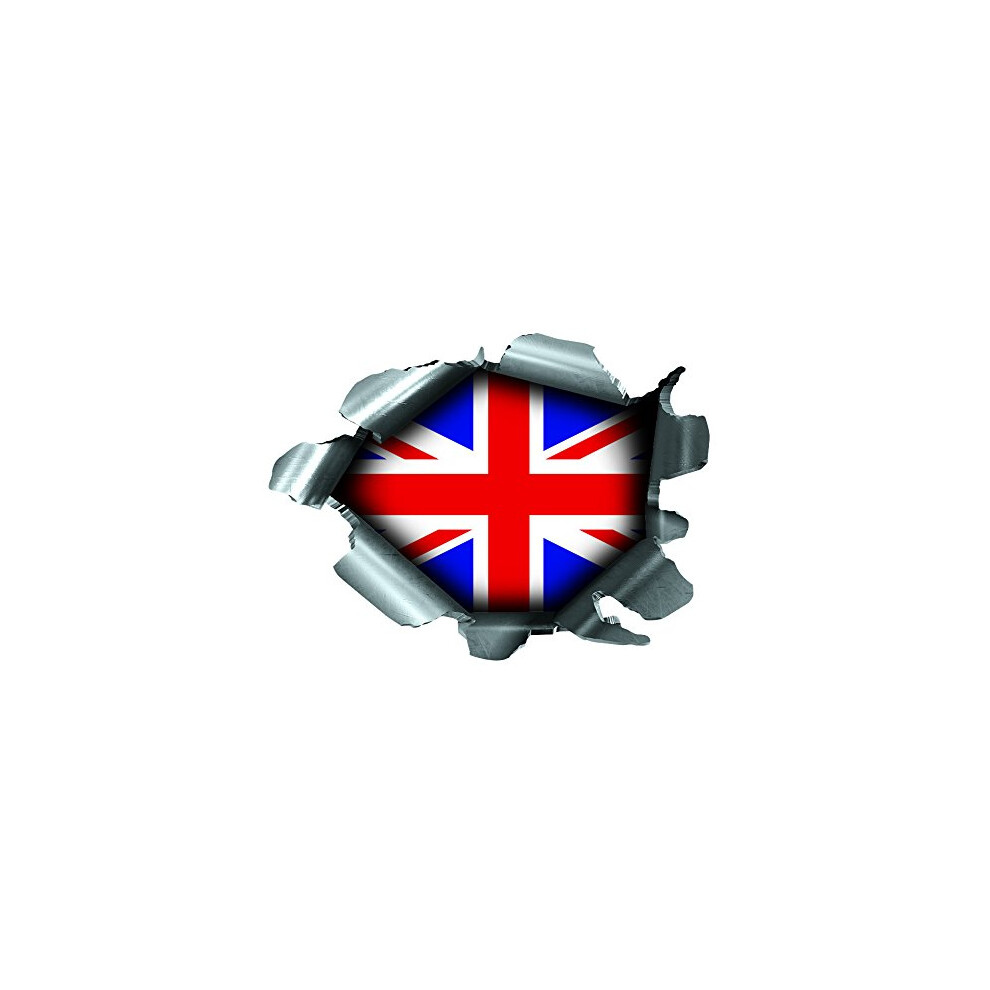 Speed Demons Pride Burst Rip Torn Tear Sticker Graphic Self Adhesive For Any Surface Including Laptops And Cars - Union Jack Flag 5051226089718