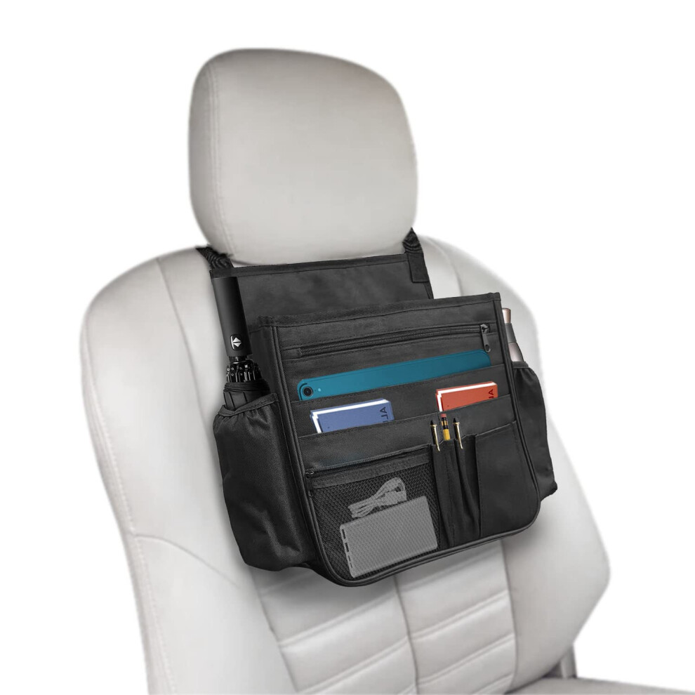 Boczif Car Backseat Organizer, Hanging Passenger Seat Storage Bag, Car Front Seat Organizer For Office Kids Suplly,Truck Cab Organizer With Separately 5051226071782
