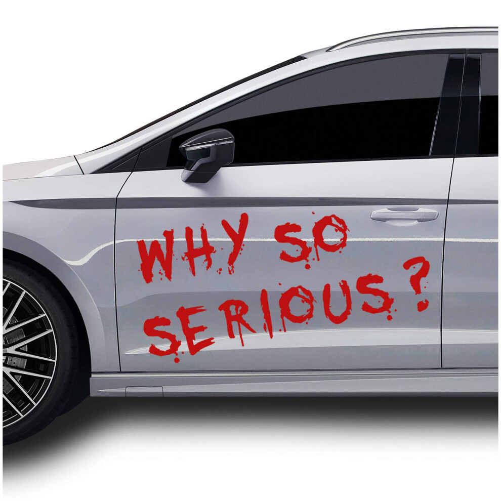 Vehicle Sticker For Cars Joker Batman Style Why So Serious D?Cor Self-Adhesive Film 5051226087653