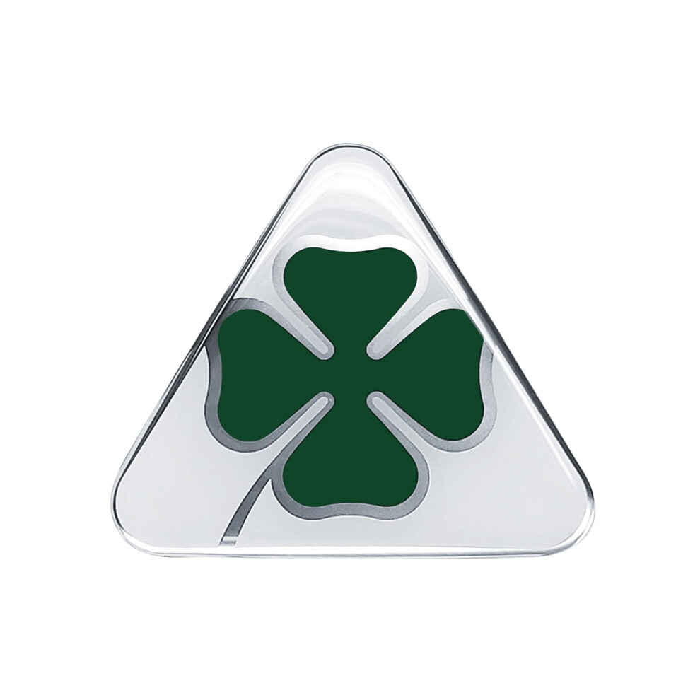 3D Sticker Alfa Romeo Four-Leaf Clover, And 5 Cm Green/White 5051226087165