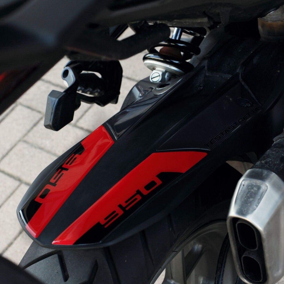 Resin Bike Motorcycle 3D Stickers Compatible With Ducati Multistrada 950 2018 2021. Rear Fender Protection From Bumps And Scratches. Motorcycle Resin 5051226090721
