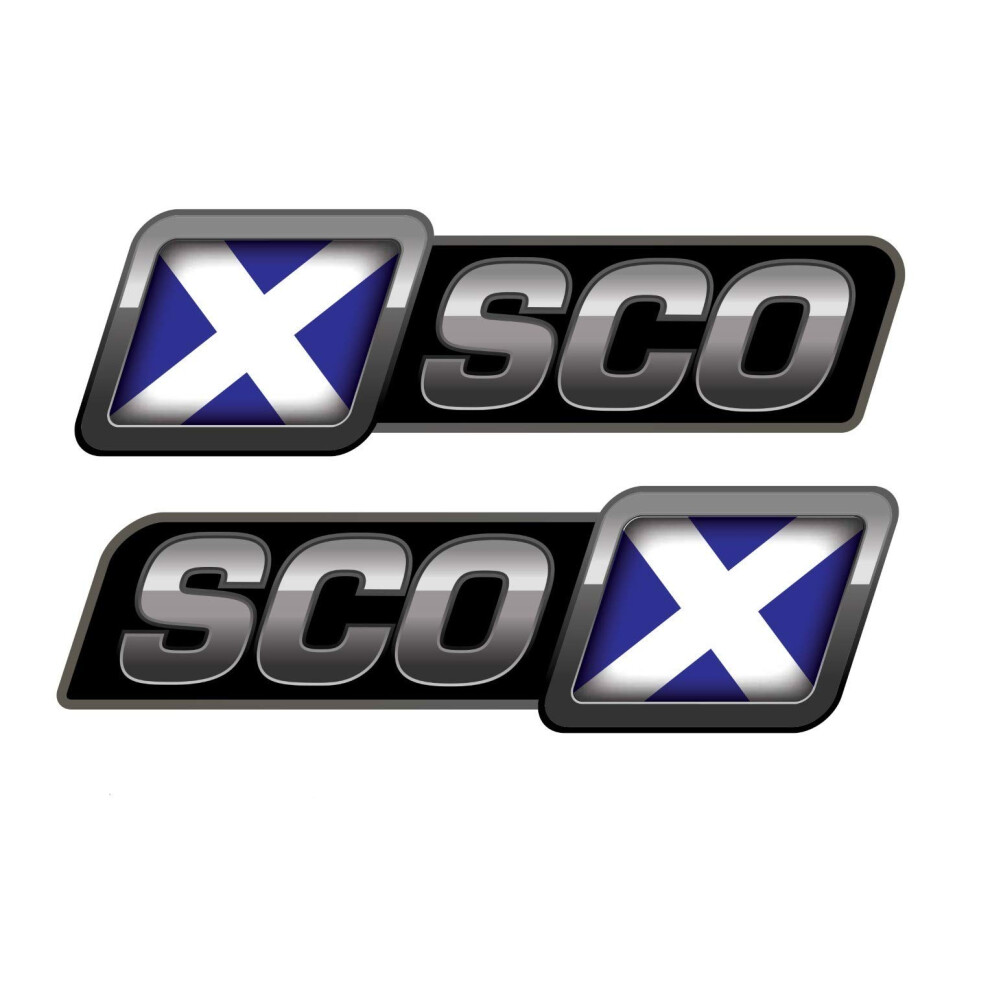 Speed Demons Side Flash Sticker Graphic Self Adhesive For Any Surface Including Laptops, Motor Bikes, Mopeds And Cars - Scotland Scottish Flag Hq 5051226086977