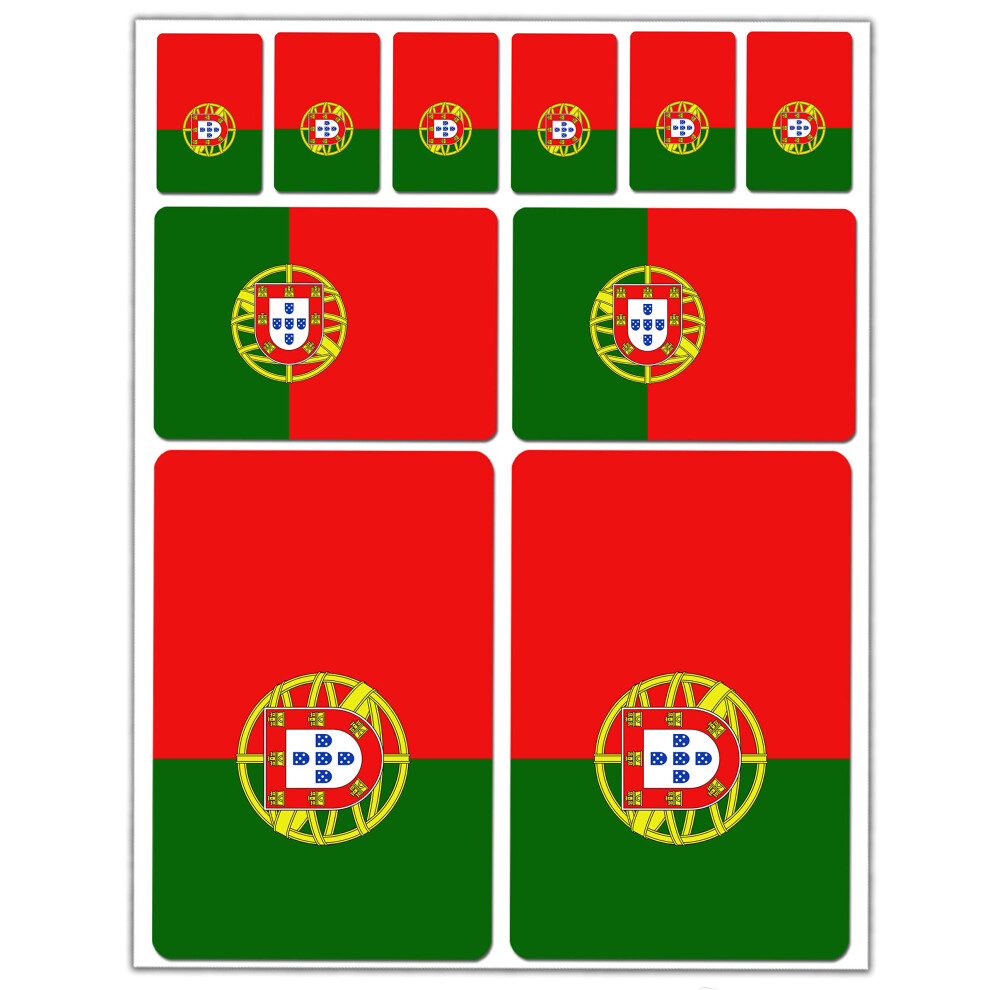 Biomar Labs National Flag Vinyl Sticker Set Weatherproof Self Adhesive Country Flag Decals For Car Motorcycle Bicycle Scooter Helmet Window Interior 5051226091452