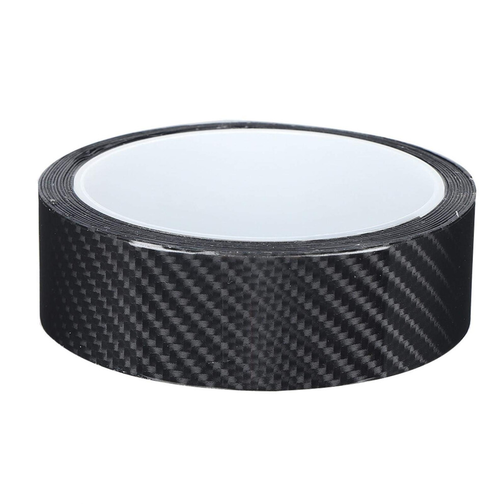 Protector Strips Carbon Fiber Protective Film Car Door Edge Guard Anti-Scratch Sticker Waterproof Wrap Roll Without Bubble Car Self Adhesive Black 5051226088995