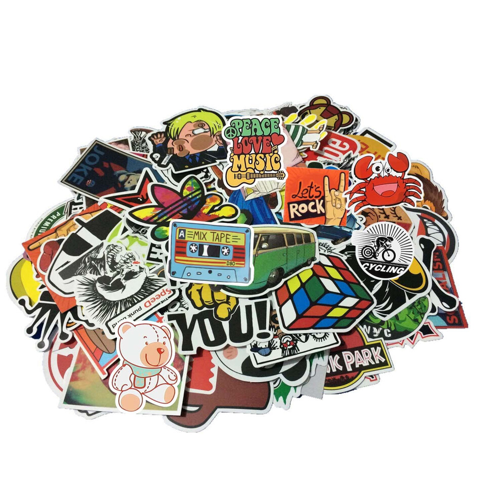Baybuy Random Sticker 50-500Pcs Variety Vinyl Car Sticker Motorcycle Bicycle Luggage Decal Graffiti Patches Skateboard Stickers For Laptop Stickers 5051226088780