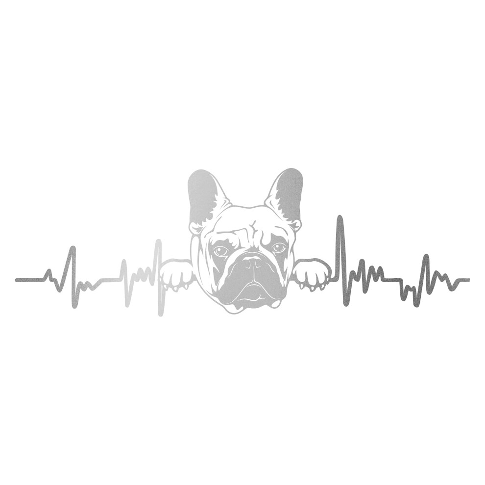 Finest Folia 10 X Heartbeat Stickers For Car, Fridge, Laptop, Width 27 Cm 5051226087240
