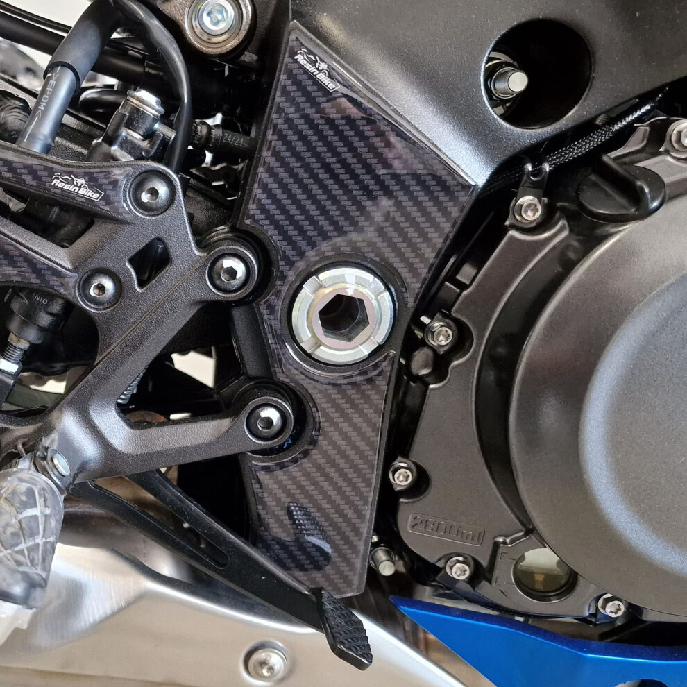 Resin Bike Motorcycle 3D Stickers Compatible With Suzuki Gsx-S 1000 2022-2025. Frame Guard Protector From Bumps And Scratches. Resin Stickers - Carbon 5051226088964