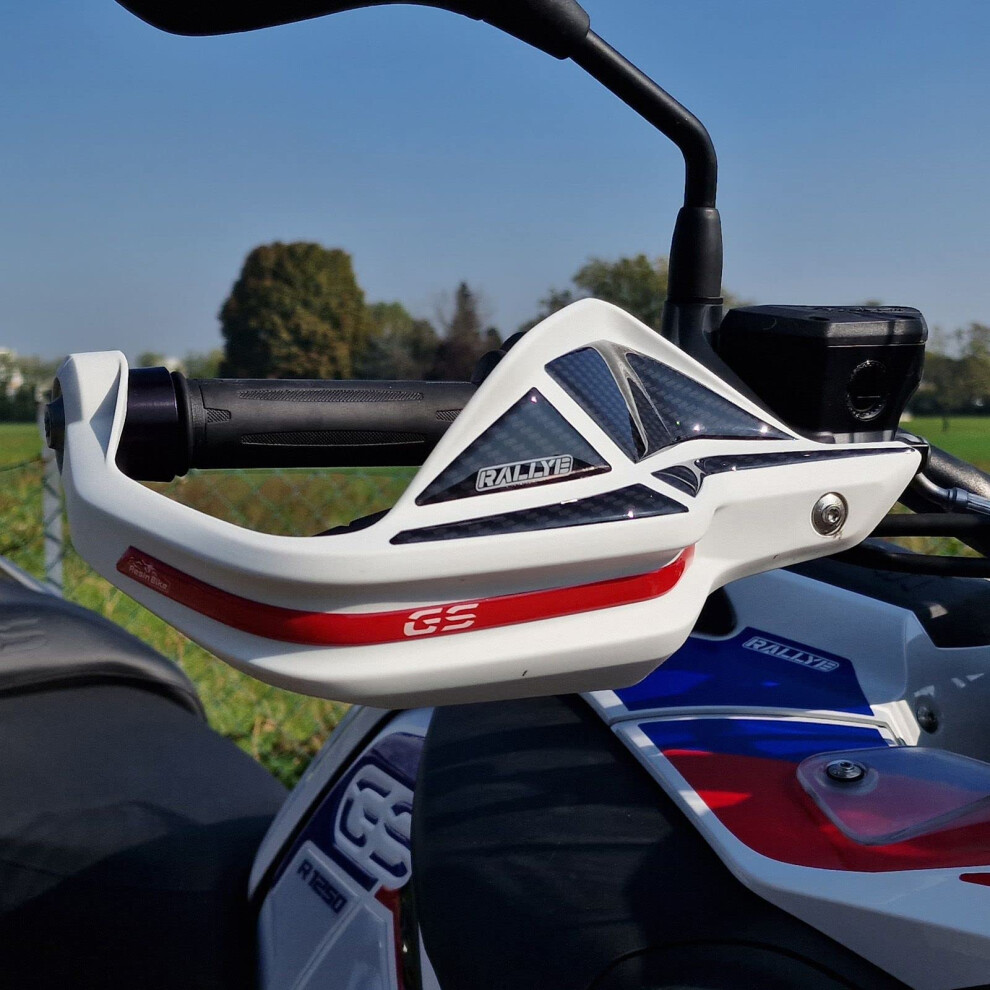 Resin Bike 3D Stickers Compatible With Bmw R 1250 Gs Adventure Rallye 2021-2024. Handguards Protection From Bumps And Scratches. Resin Stickers - 5051226088308