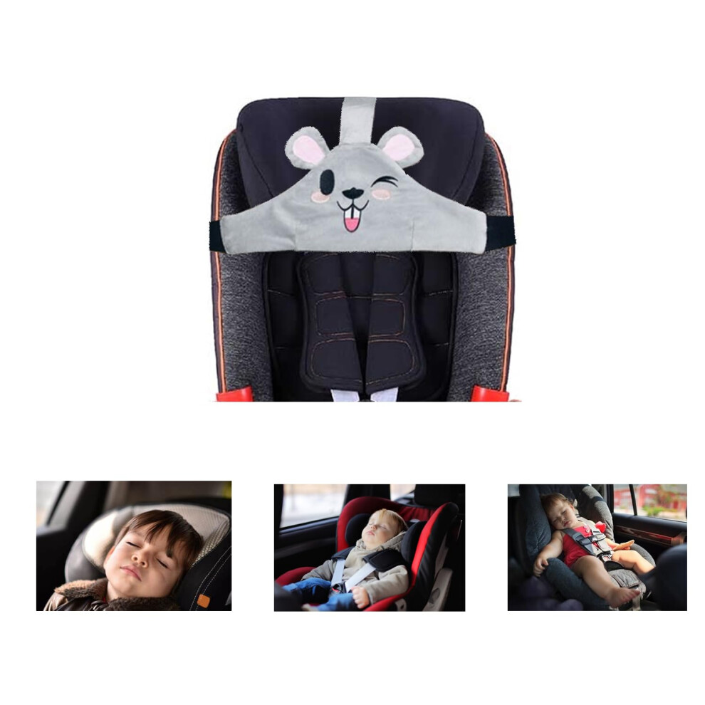 Baby Carseat Head Support, Safe Carseat Headrest Band, Head Strap For Car Seat Sleep Positioner Fixed Belt Car Seat Neck Protection Belt For Dakexiong