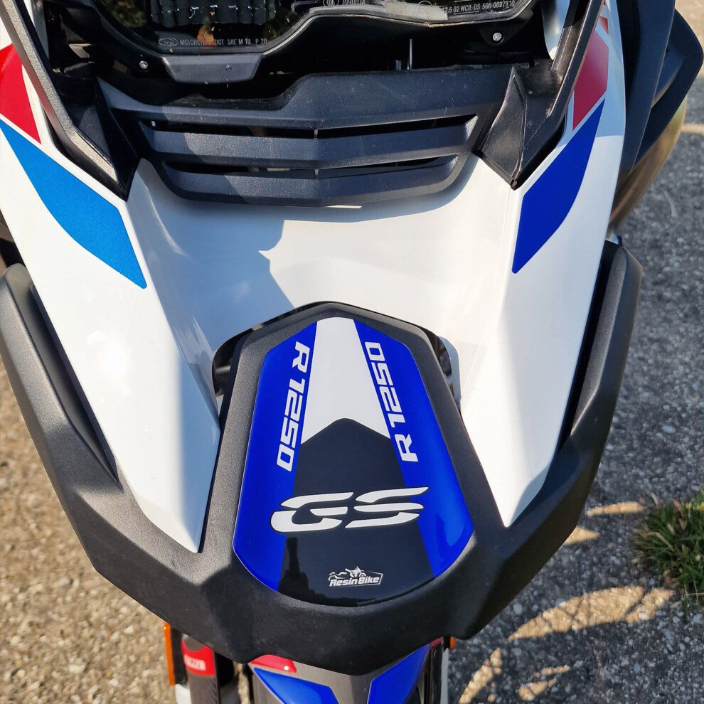 Resin Bike Motorcycle 3D Stickers Compatible With Bmw R 1250 Gs Adventure Rallye 2022. Front Protection From Bumps And Scratches. Resin Stickers - 5051226086939