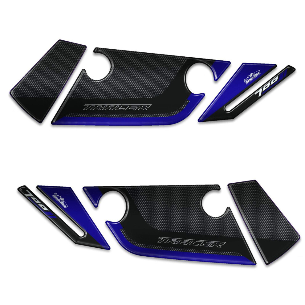 Resin Bike Motorcycle 3D Stickers Compatible With Yamaha Tracer 700 2016 2020. Handguards Protection From Bumps And Scratches. Pair Of Resin Stickers 5051226082740