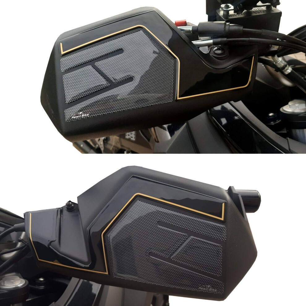 Resin Bike Motorcycle 3D Stickers Compatible With Suzuki V-Strom 650 Xt Abs 2020 2021. Handguards Protections From Bumps And Scratches. Pair Of Resin 5051226086434