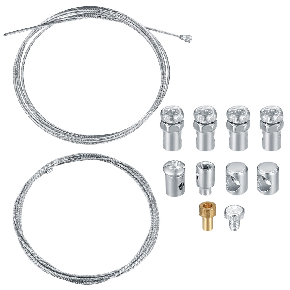 Qoosikicc Universal Cable Repair Kit, Universal Motorcycle Emergency Throttle Cable Repair Kit, Motorcycle Clutch Throttle Cables Brake Repair Kit 5051226079368