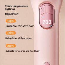 USB Rechargeable Curling Iron 32mm Heated Curling Iron Perm Curling Iron Portable Cordless Curling Iron for Home Use