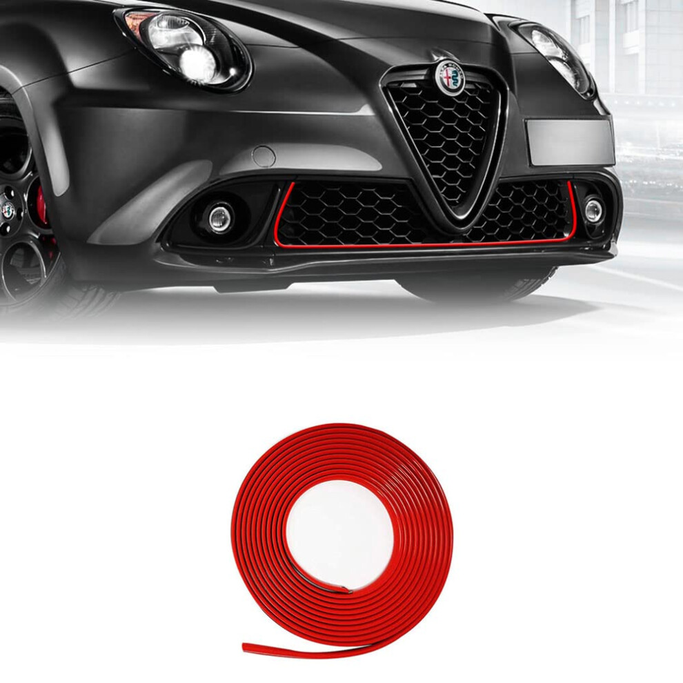 Profile Sticker For Dam Front Bumper Alfa Mito Red 5051226083983