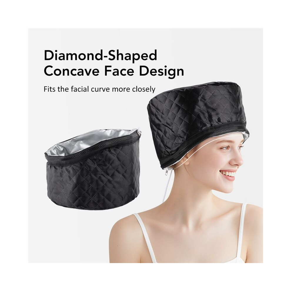 Tlily Portable Electric Thermal Hat 3-Level Heat Electric Hair Cap Hair Steaming Cap For Salon Hair Care Uk Plug