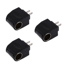 3X AC Converter Outlet Power Supply AC 110V - 220V to Car 12V Replacement Car Supplies Can Be Used At Home Adapter