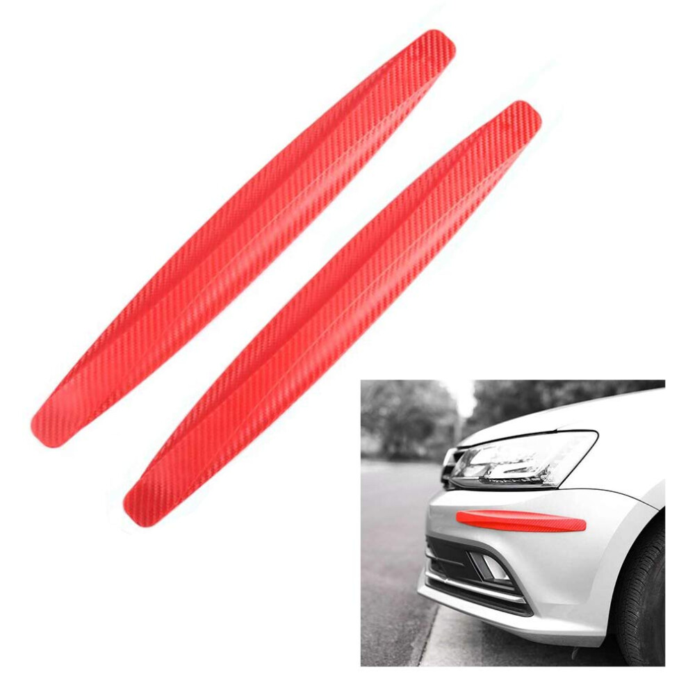 Ygapuzi Car Front Rear Bumper Protector Corner Guard Anti-Collision Rubber Strips Scratch-Resistant Trim Cover For Cars Suv Pickup Trucks, Pack Of 2 5051226082368