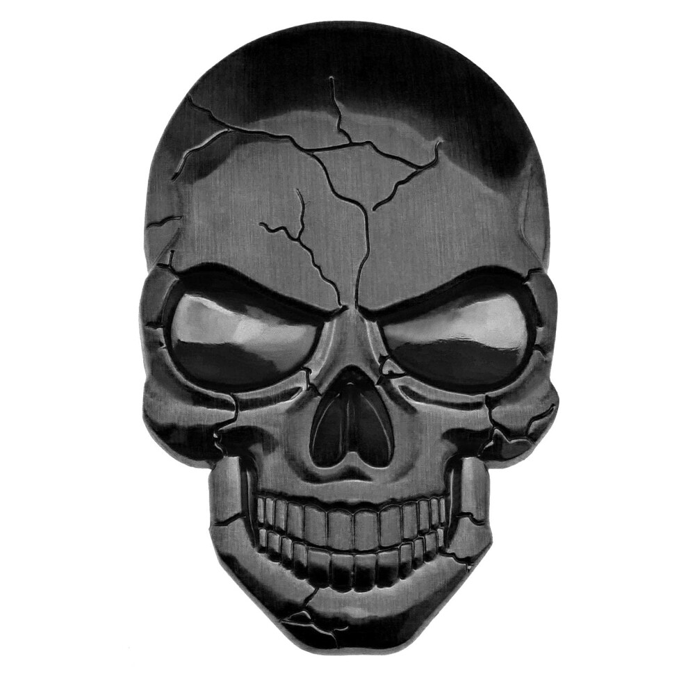 Ecsing 3D Metal Decal Skull Punisher Vehicle Sticker Waterproof Decoration Logo Cranium Emblem Badge Decal For Car Truck Motorcycle Refrigerator 5051226083488