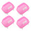 4X Pet Hamster Bagno Rosa 10X7X7cm 1