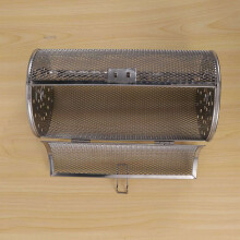 Universal Rotating Stainless Steel Grill ,Rotisserie Basket for Coffee Bean BBQ Grill Roaster Drum Home Kitchen