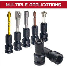 Bohrfutter, 1/2-20UNF-Aufnahme, 1,5-13 mm Spannweite, Selbstspannend, Inklusive 2 Adaptern