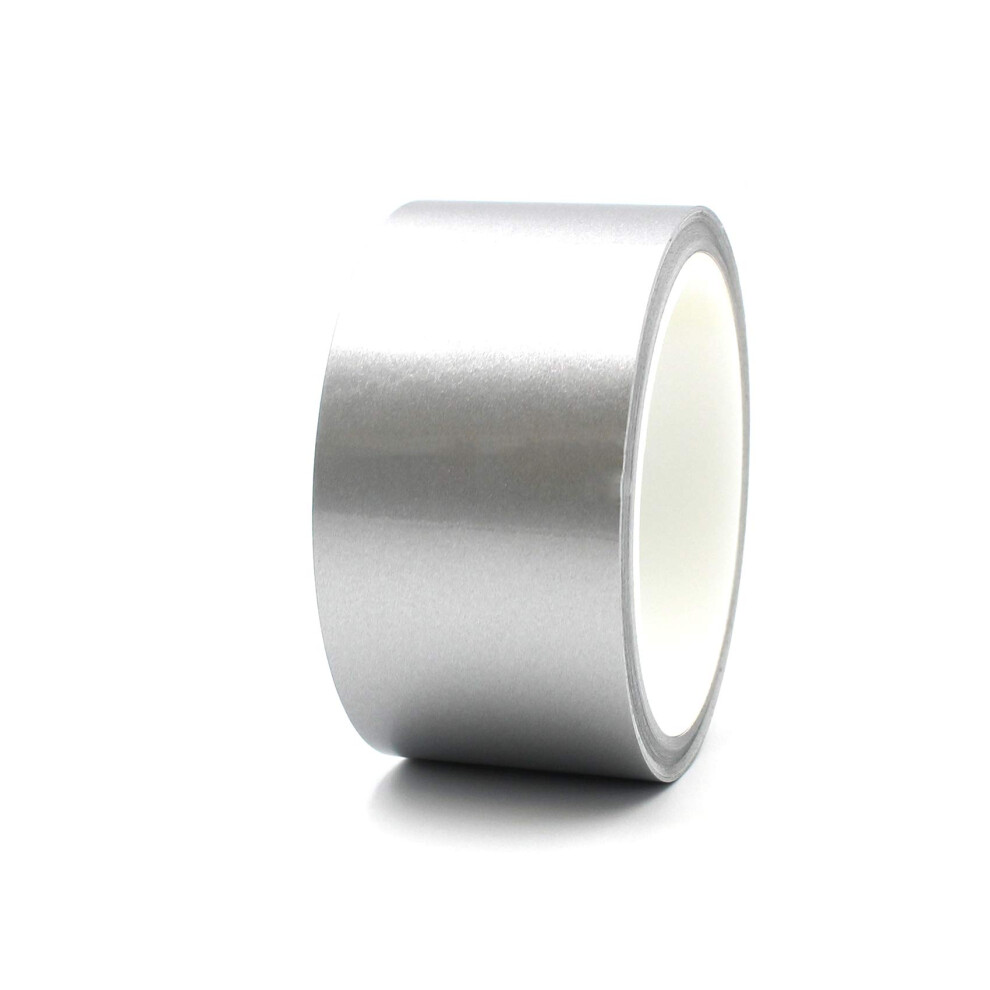 Finest Folia Decorative Strips, 30Mm X 10M, 0.06Mm Thick Silver 5051226100208