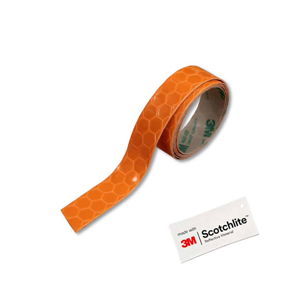 Salzmann Reflective Tape 1M | High Visibility Adhesive Tape | Made With 3M Reflective Material | For Backpacks, Bikes, Helmets 5051226097768