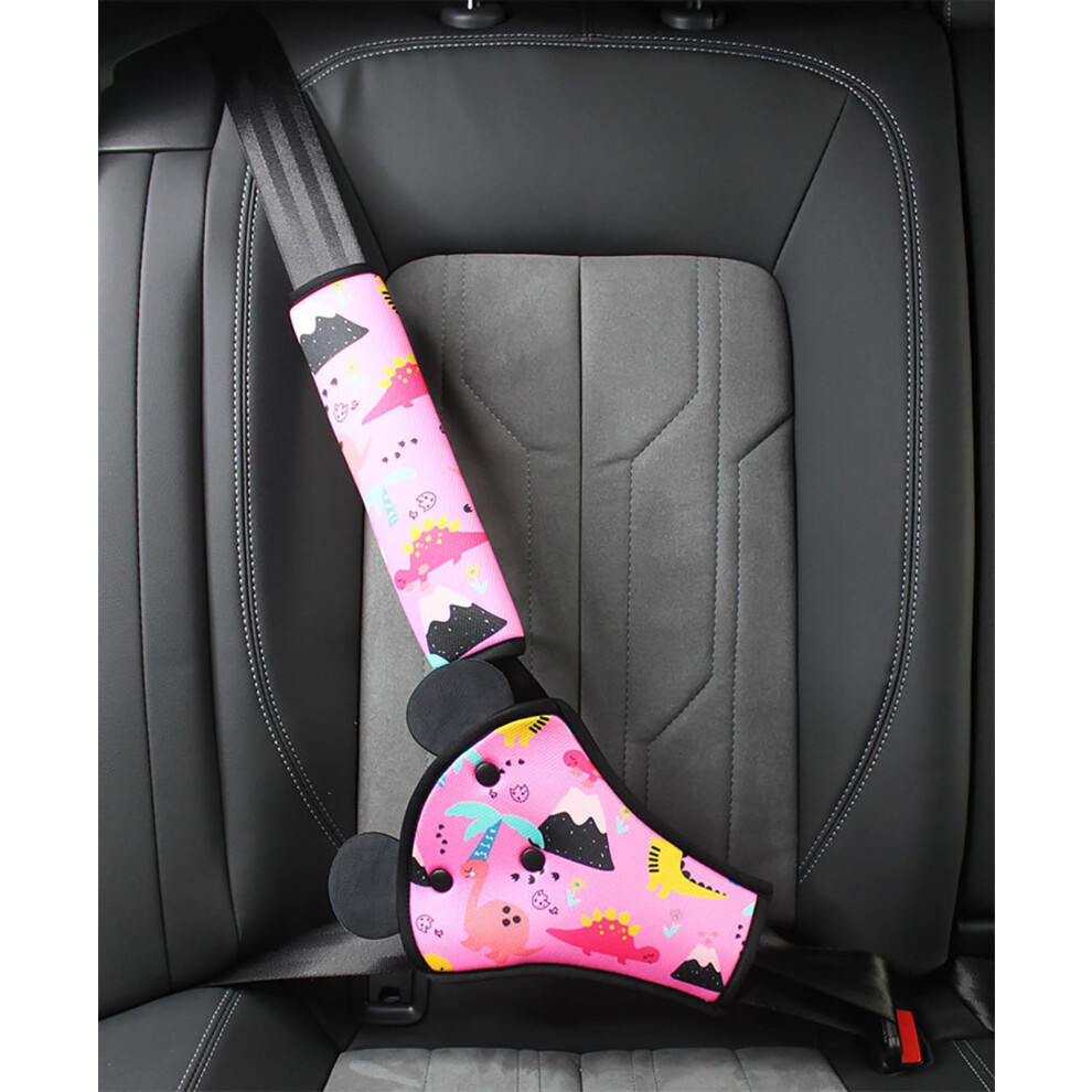 Xnbtfk Seat Belt Pads For Kids, Universal Car Safety Seat Belt Pillow With Seatbelt Strap Cover, Car Seat Accessories Seat Belt Cover Shoulder Pads