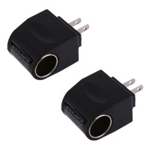 2X AC Converter Outlet Power Supply AC 110V - 220V to Car 12V Replacement Car Supplies Can Be Used At Home
