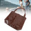 braune PU-Leder-Schultertasche, große Kapazität 10