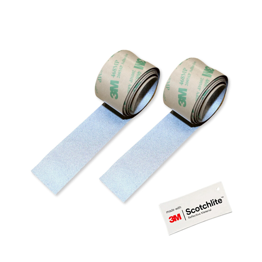 Salzmann Reflective Tape 1M | High Visibility Adhesive Tape | Made With 3M Reflective Material | For Backpacks, Bikes, Helmets 5051226097737