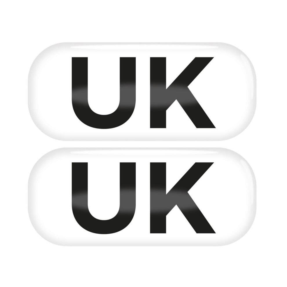 Tek Automotive Uk Car Stickers For Europe Magnetic Twin Pack | Legal Requirement Uk Magnetic Car Sticker For Eu Travel | Easy To Fit Uk Badge For Car 5051226096976