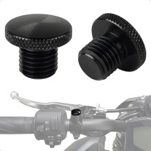 M10 Blanking Plug 10mm Blind Bolts for Motorbike Mirror Holes CNC Aluminum Plug Caps for Bike Mirrors Clockwise Thread Screws(2 PCS)