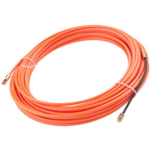 4Mm 15 Meter Orange Fuehrungsvorrichtung Nylon Elektrische Kabel Push Pullers Kanal Schlange Rodder Fisch Band Draht
