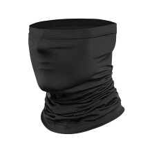 Neck Gaiter Face Cover FG01 Elastic Head Wrap Mask for Cycling Running Outdoor Activities- Black,Thin