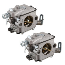 2X Carb carburador Para  025 023 021 MS250 MS230 reemplazo de motosierra zama walbro de color de plata