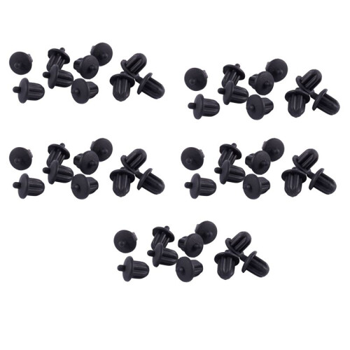 50X Black Rubber 6.35mm Audio Jack PC DVD Microphone Socket Dust Cover