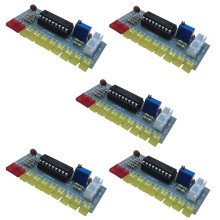 5X LM3915 Audio Pegel Anzeige Diy Kit 10 LED Sound Audio Spectrum Analyzer Pegel Anzeiger Kit Electononics Löten