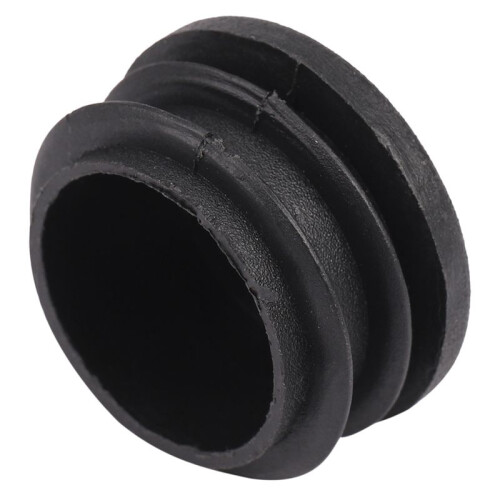 Black Plastica 35mm Dia Blanking End Caps Round Tube Insert 10 Pezzi 2