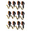 6X Universal 12V Motorcycle Turn Signal Indicator Light Front Back Flashing Halogen Light Blinker Flash for 1